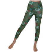 Wholesale - S-XL GREEN PEACE AND BLISS PRINTED YOGA PANTS C/P 72, UPC: 671716230595